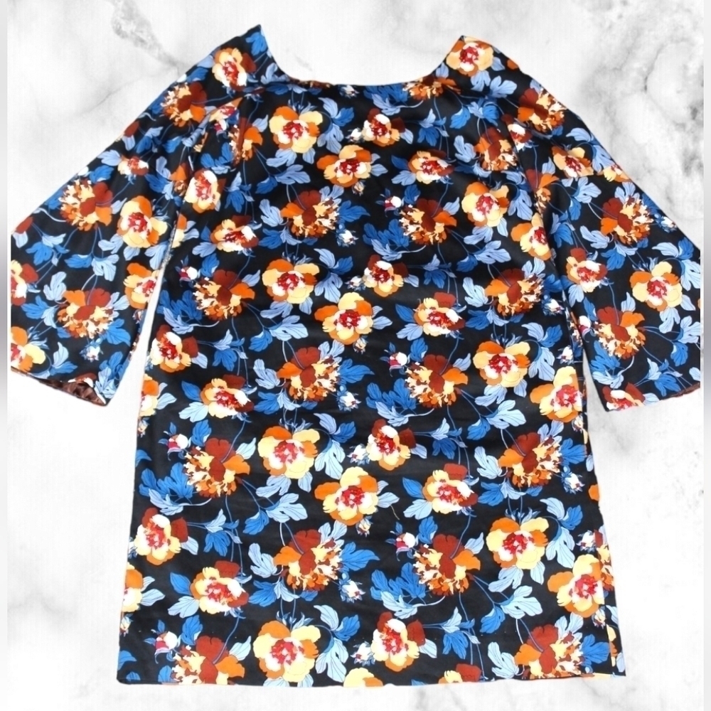 HANDMADE Floral Dress with Bell Sleeves